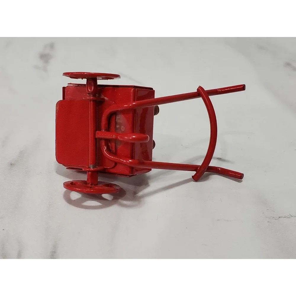 Vintage Miniature Metal Coca-Cola Handtruck Push Cart soda vendor dollhouse